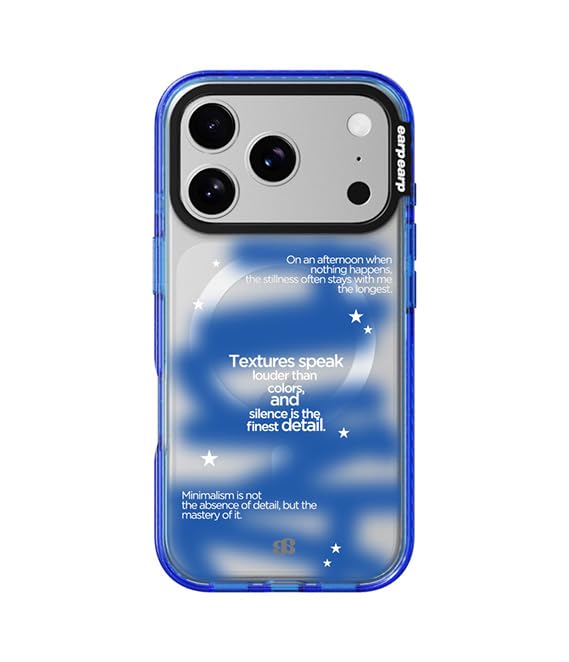 Magnetic for iPhone 17serise Case, Thin Slim Anti-Scratch Soft TPU Bumper Shockproof Rubber Protection, Drop Protectiom, Cute Design(Wavelabel+) (Grapity Hunt-Blue, iPhone 17 Pro Max) Grapity Hunt-blue
