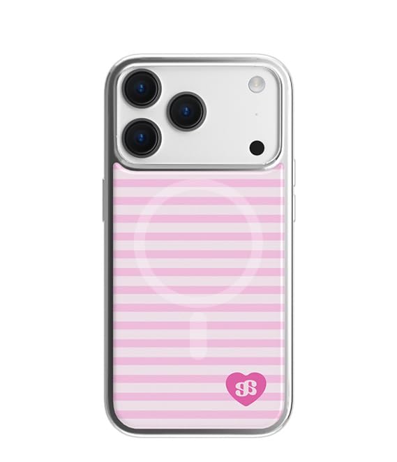 Magnetic for iPhone 17serise Case, Thin Slim Anti-Scratch Soft TPU Bumper Shockproof Rubber Protection, Drop Protectiom, Cute Design(Compatible with Mag-Safe) (Milk Berry, iPhone 17 Pro Max) Milk berry