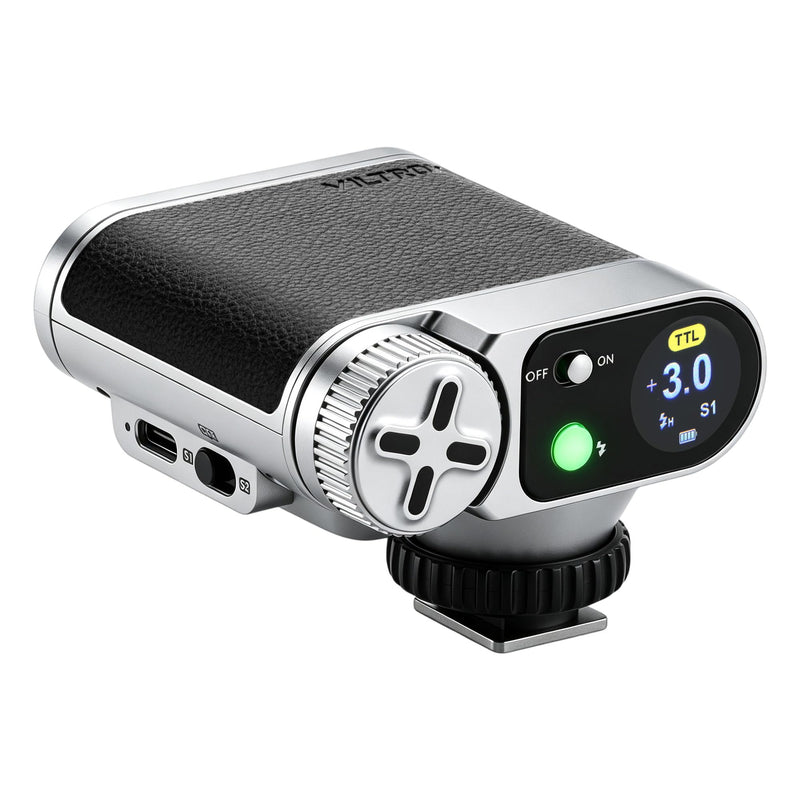 VILTROX TTL Flash for Canon GN12, 1/8000s HSS Retro Camera Flash Speedlite, 24Ws Compact On-Camera Mini Flash, 1s Recycle Time, 3.7V/800mAh, S1/S2 Optical Trigger (Vintage Z1 Pro)