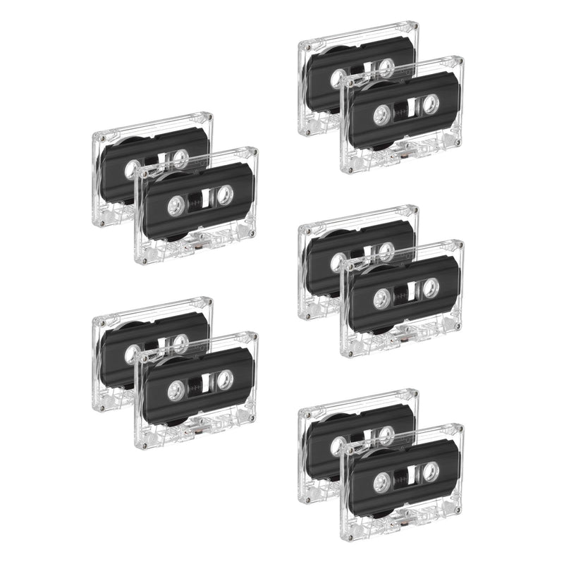 Garneck 10 Pcs 30 Minutes Blank Cassette Tape Audio Recording Time Tape Portable Cassette Players for DIY Retro Surprise Party Favor