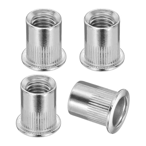 50Pcs Rivet Nut 3/8"-16x23/32 304 Stainless Steel Silver 3/8"-16x23/32" 50
