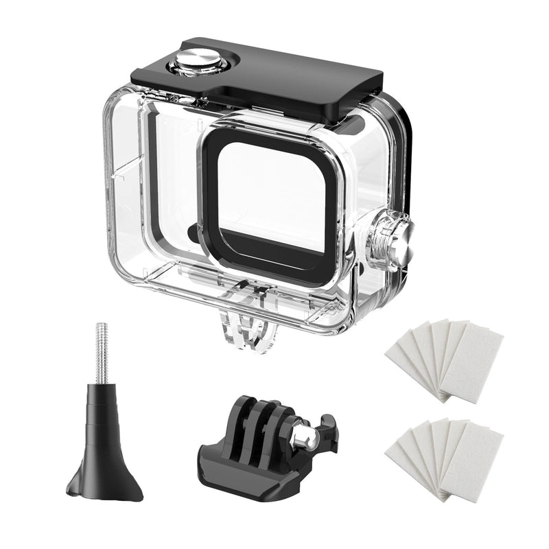 JINGCHEN Waterproof Case for GoPro Hero 13/12/11/10/9 Camera Dive Housing | 60M/196FT Protective Underwater Camera Housing Gopro Accessories for underwater photography & snow outdoor adventures