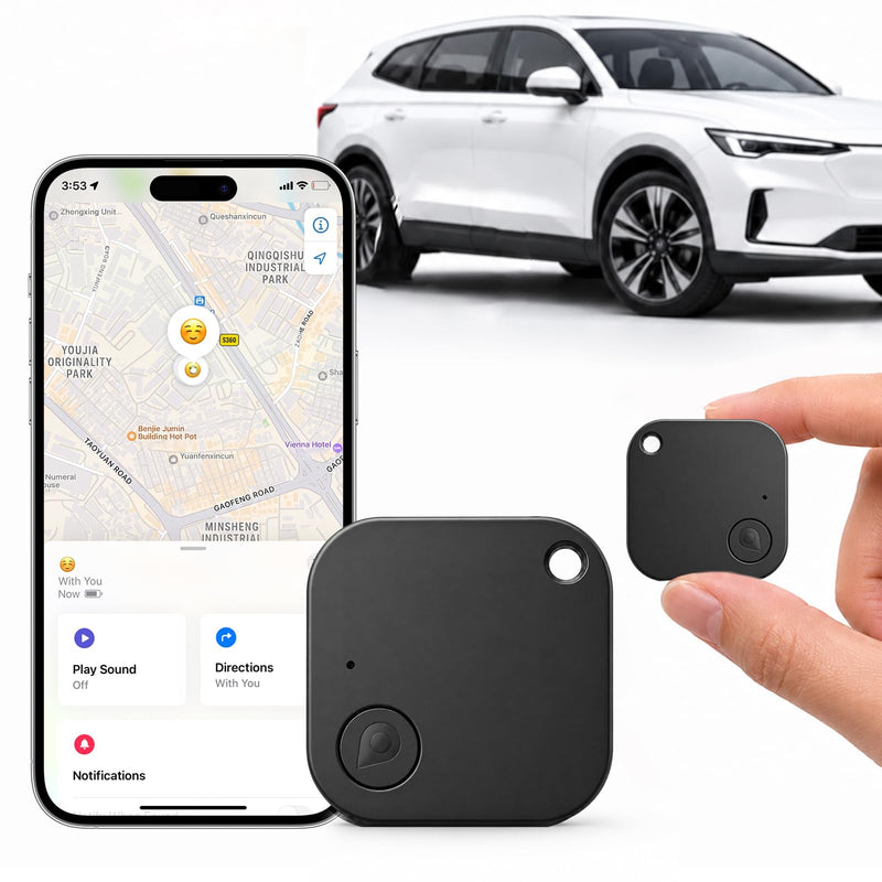 Mini Portable GPS Tracker for Vehicles, Undetectable GPS Car Tracker, No Monthly Fee/No SIM Card, Tracker Device for Kids, Dogs, Cars, Elderly, Compatible with iOS & Android (1) 1