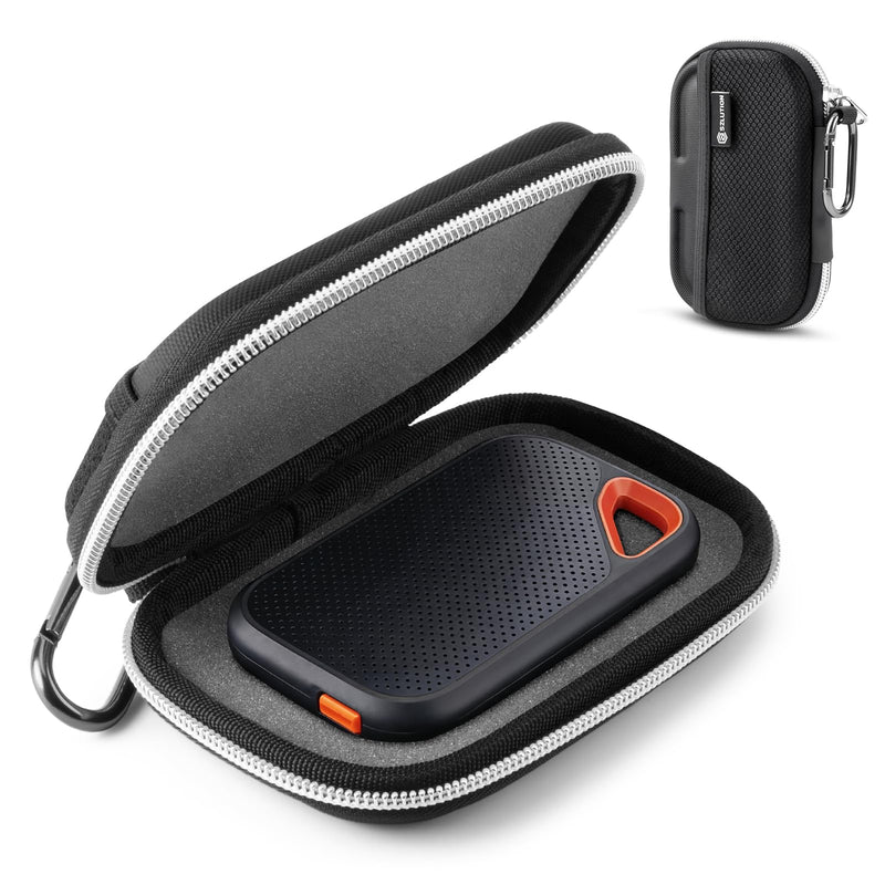 Hard EVA Case for SanDisk Extreme Pro Samsung T9 T7 | Shockproof Travel Storage Bag, Compatible with T7 Shield Portable SSD, for External Solid State Drive, Case Only