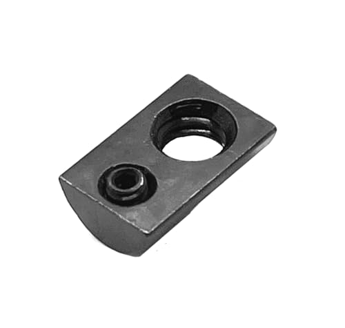Roll-in T-Nut with Set Screw 1/4-20 Thread (48 Pack) 10 Series T-Slot. Compatible with 8020 3313. Aluminum Extrusion T-Slot with 6mm Slot SKU: 1348-48