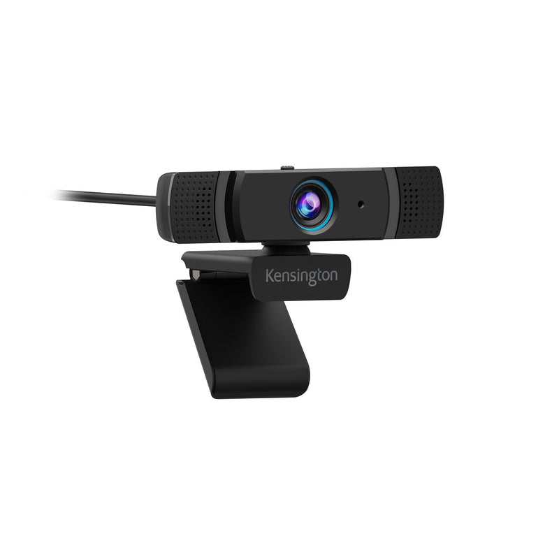Kensington W1060 EQ 1080p Fixed Focus Webcam with Stereo Microphones, Auto Light Correction, USB Plug‑and‑Play for PC & Mac (K81171WW)
