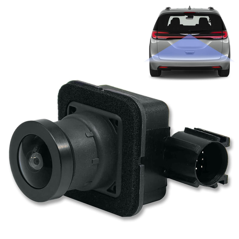 Rear Backup Camera Compatible with 2017-2023 Chrysler Pacifica, 2020 2021 2022 Chrysler Voyager, 170° Wide-Angle Rear View Camera Replaces 68227397AH 68227397AE 68227397AG