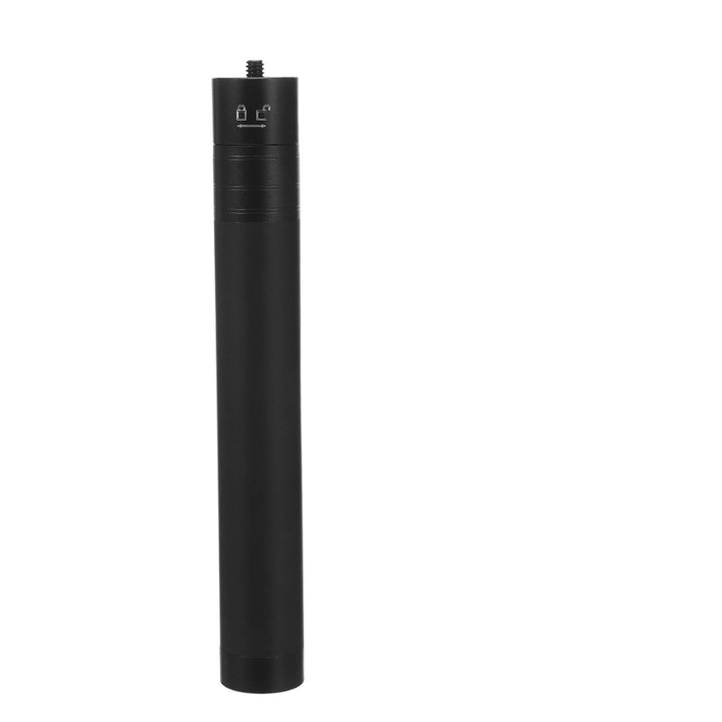 Adjustable 1/4 Screw Interface Extension Rod Selfie Stick Pole for Daily Use Portable Telescopic Handle Compatible with Cameras and Smartphones Black