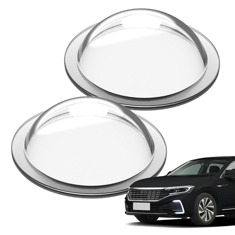 Car Camera Lens Protector, 2-Pack Clear Cover for Front Rear View Backup Cameras, 360° Surround Camera, Universal Fit Anti-Scratch Dustproof Waterproof Rainproof Lens Cap Guard