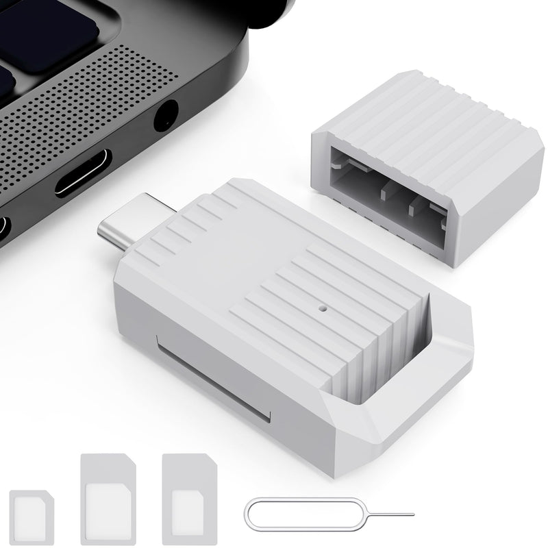 USB C SIM Card Reader-Micro/Nano/Standard SIM Kit with Eject Pin,SIM Card Adapter for Editing & Reading Contacts Messages,USB to SIM Card Adapter Edit,Plug & Play for Windows
