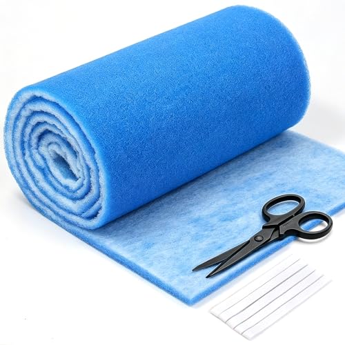 12"x90" Cut to Fit Air Vent Filter Roll, Floor Registers, AC Dust Filter 12" x 90" x 0.5"