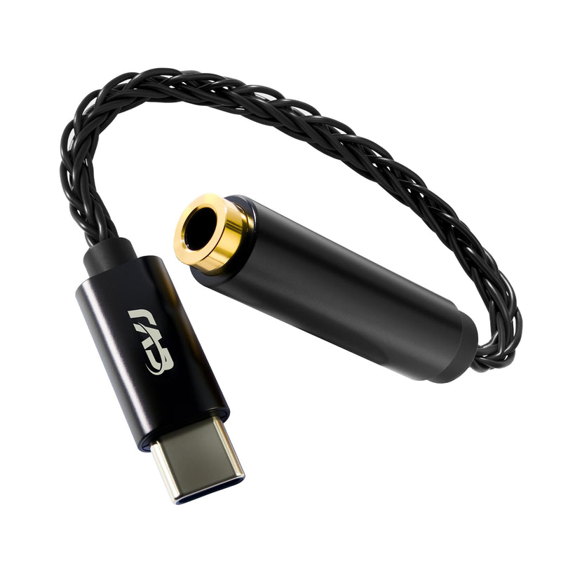 USB C to 3.5mm Audio Adapter, USB C to Aux with CX31993 DAC Chip | High Res 32bit/384kHz 3.5mm to USB C, 10000+ Times Bending, with Apple iPhone 17 16 15 Samsung Galaxy S25 S24 S23 S22 S21 Type C to 3.5mm
