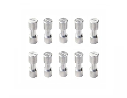 10 Sets Folding Knife Scales Corby Bolts Pivot Pin (Stainless Steel) Stainless steel