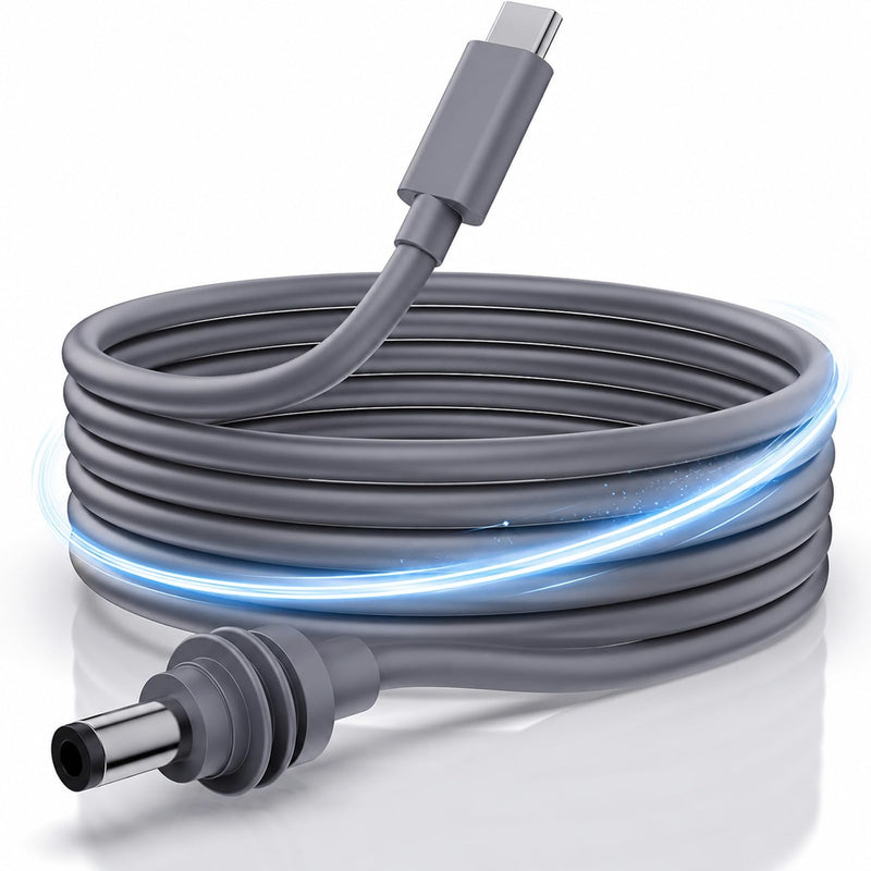 Starlink Mini Cable 10.1FT, 18AWG Waterproof Starlink Mini Accessories,Starlink Mini USB C to DC Power Cable, Works with 20V PD Power Bank/Portable Power Station, 5A High Current Charging Cord(10.1FT) 121.2 Inches