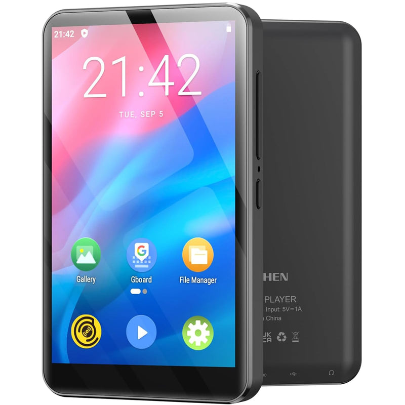 MECHEN Android MP3 Player 4" Touchscreen Bluetooth WiFi Gray | Android 9 OS, 2GB RAM+16GB ROM, Speaker, Spotify/Amazon Music/Audible, Google Play Store for Apps