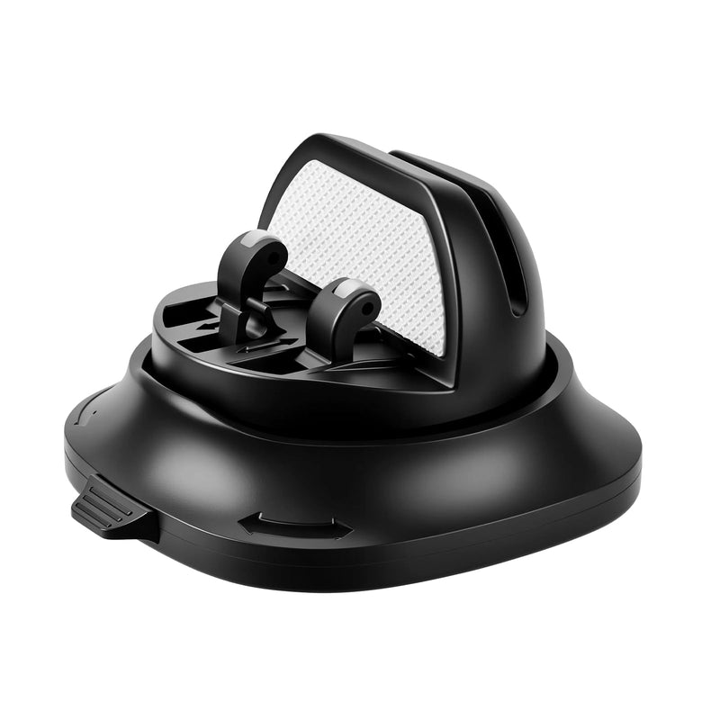 Car Phone Holder Dashboard Phone Mount for Car 360 Degree Rotation Silicone Non-Slip for Various Dashboards,Adjustable Spring Clip Desk Phone Stand Compatible with All Smartphones
