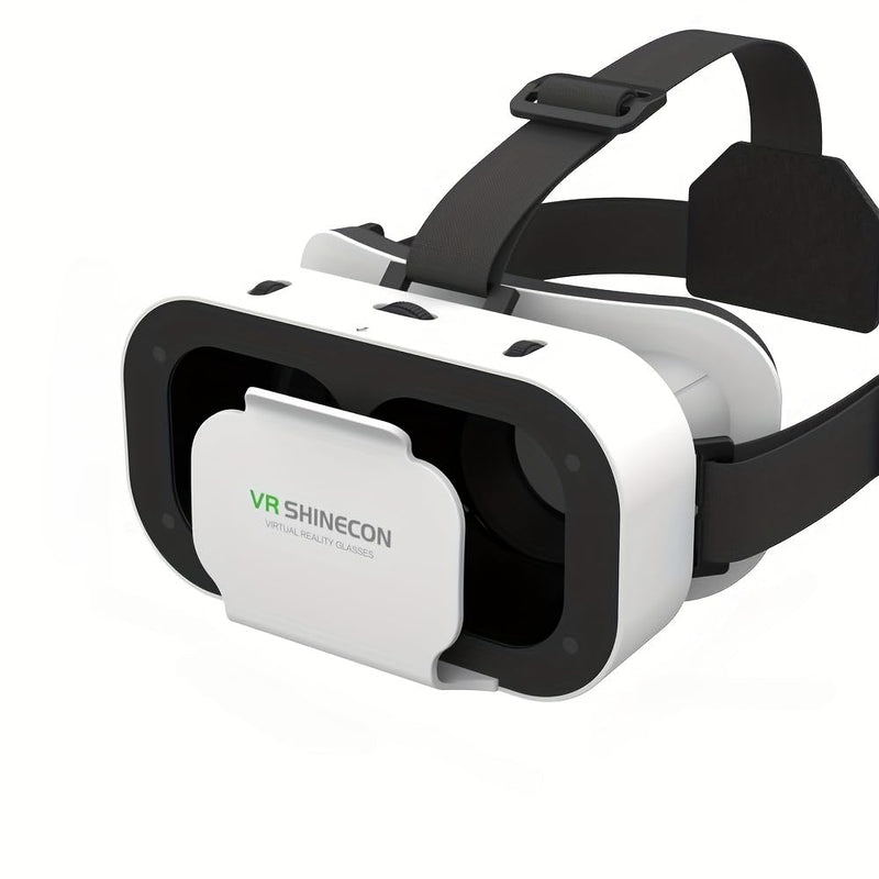 3D VR Glasses VR Virtual Reality Headset, Support 360 Panorama Large Screen, Anti-Bluelight Adjustable Pupil Distance, Prevent Fatigue Goggles for Movies Games