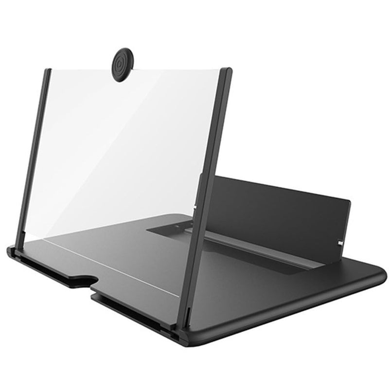14 Inch Pull Out Screen Amplifier – Portable Folding Design for Cell Phone Movie Viewing, HD Optical Lens with Eye Protection Technology
