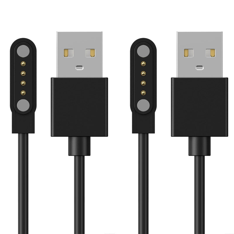 2-Pack for Sedzofan Y16B Kids Smart Watch Charger, Replacement Magnetic USB Charging Cable Cord