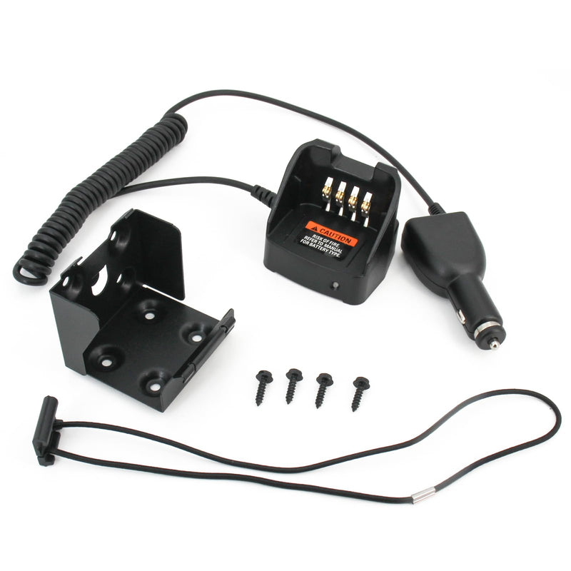 PMLN5228 Travel Charger Compatible for Motorola CP185 CP100D | Fits CP476 CP1200 CP1300 CP1600 CP1660 EP350 Radios, PMNN4476 PMNN4080 PMNN4081 Batteries, PMLN5228A PMLN5398 Car Charger
