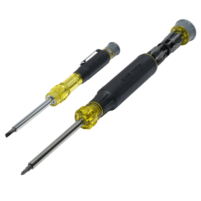 Klein Tools 80209 Precision Multi-Bit Screwdriver Set, 31-Piece, Cushion Grip Handle, Bits for Apple Product Repair, Phillips, Slotted, Hex, and TORX for Electronic Repair 2-Piece