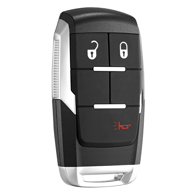 Smart Key Fob Replacement Fits for Dodge Ram 2500 3500 4500 5500 2019 2020 2021 2022 2023 2024 Smart Proximity Car Keyless Entry Control Remote GQ4-76T 433Mhz 3BT