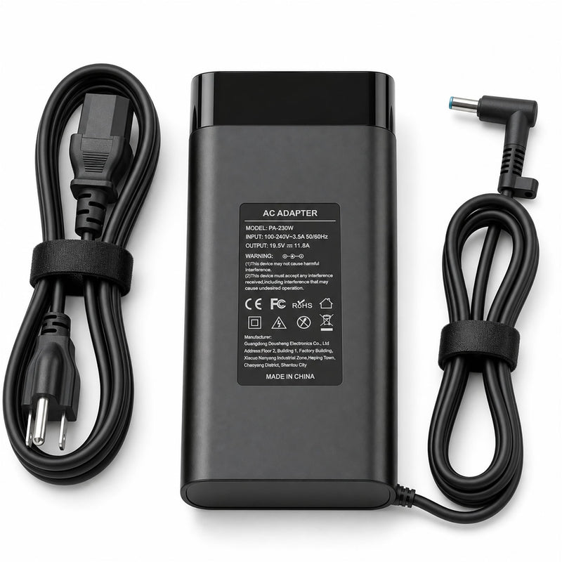230W Laptop Charger for HP Omen 16/17 ZBook Fury G8-G11, 4.5mm Tip | Compatible with HP OMEN 15 16 17 Gaming Laptop, ZBook Fury G8 G9 G10 G11, M41303-001, TPN-LA10
