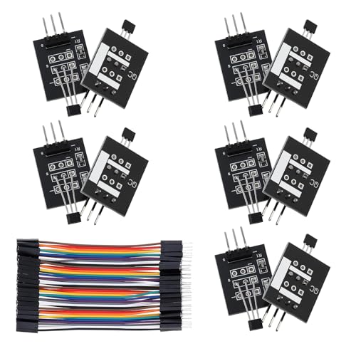 10Pcs Hall Effect Magnetic Sensor Modules KY-003 A3144E 4.5V-24V