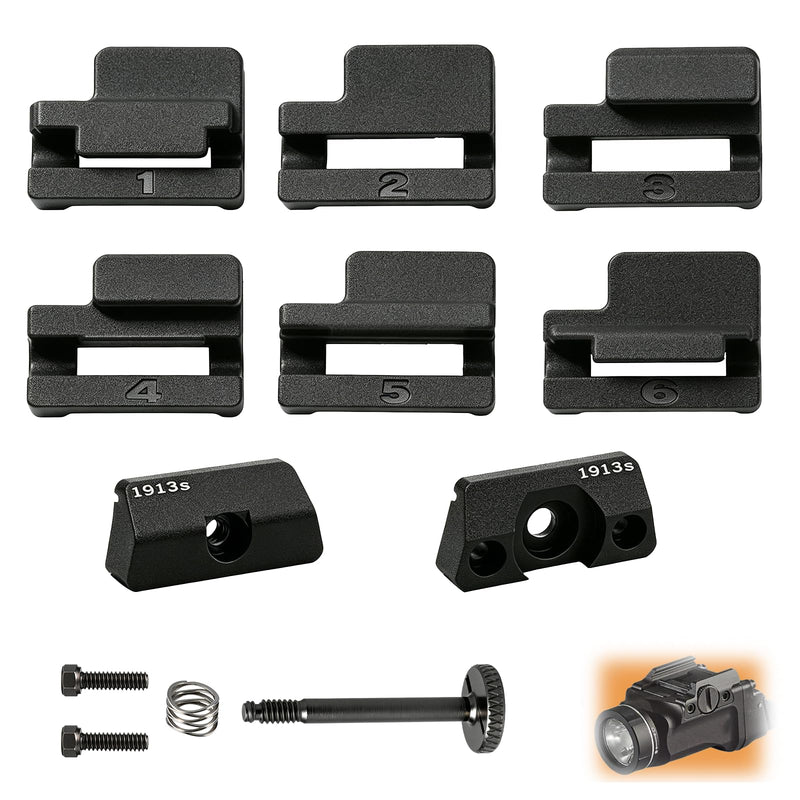 TLR 69322 Clamp Jaw Kit for Streamlight TLR-7 Sub 1913 Short Rail - Replacement Clamp Assembly for TLR-7, TLR-8 Sub, Fits Models 69402, 69407, 69418, 69505, Black