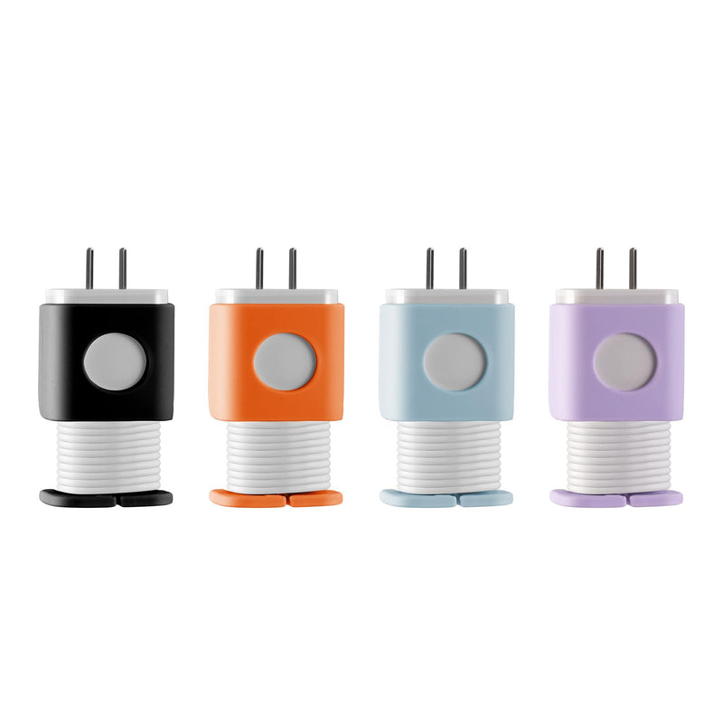 4-Pack 2-in-1 Silicone Charger Protector with Cord Wrap, Anti-Slip & Anti-Drop Design. Fits 18W/20W USB-C Power adapters for iPhone. Durable Silicone Cover Shields Chargers. Charger not Included.
