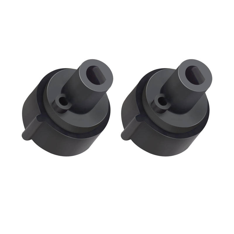 Replacement Knob(2Pcs) Compatible with Brondell Bidet Toilet Seat Non-Electric Bidet(For the center plastic section only) - Black (2) 2