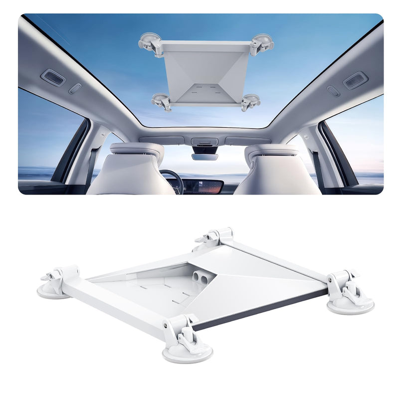 Starlink Mini Suction Cup Mount, for Car Sunroof, Window, Windshield | Starlink Mini Car Mount, Proof Satellite Mounting Kit, Secure Accessories for RV, Truck, Boat & Road Trips White