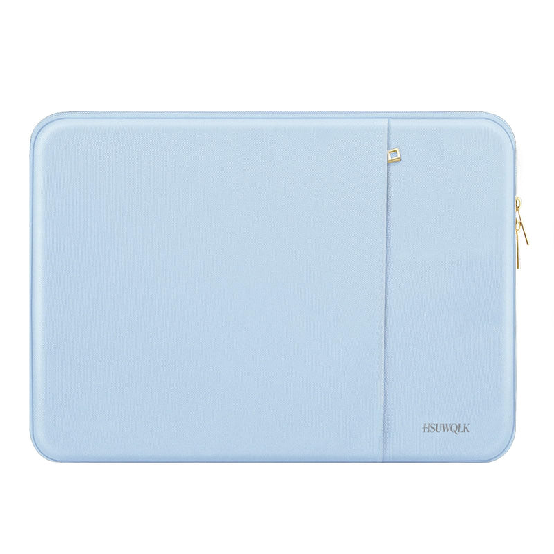 Laptop Case 13.3 inch, 13-13.3 inch Laptop Sleeve, Air Blue | Compatible with MacBook Air/Pro 13/Pro 14 M5 M4 M3 M2 M1, HP Dell ASUS Lenovo, Portable Computer Bag with Vertical Pocket