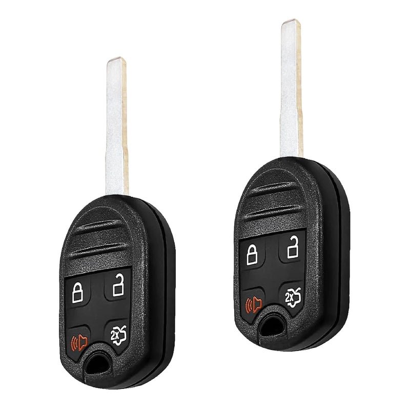 2 Pcs 4 Button Key Fob for Ford Escape Fiesta Focus Transit C-MAX (Frequency: 315 Mhz/FCC ID: CWTWB1U793)