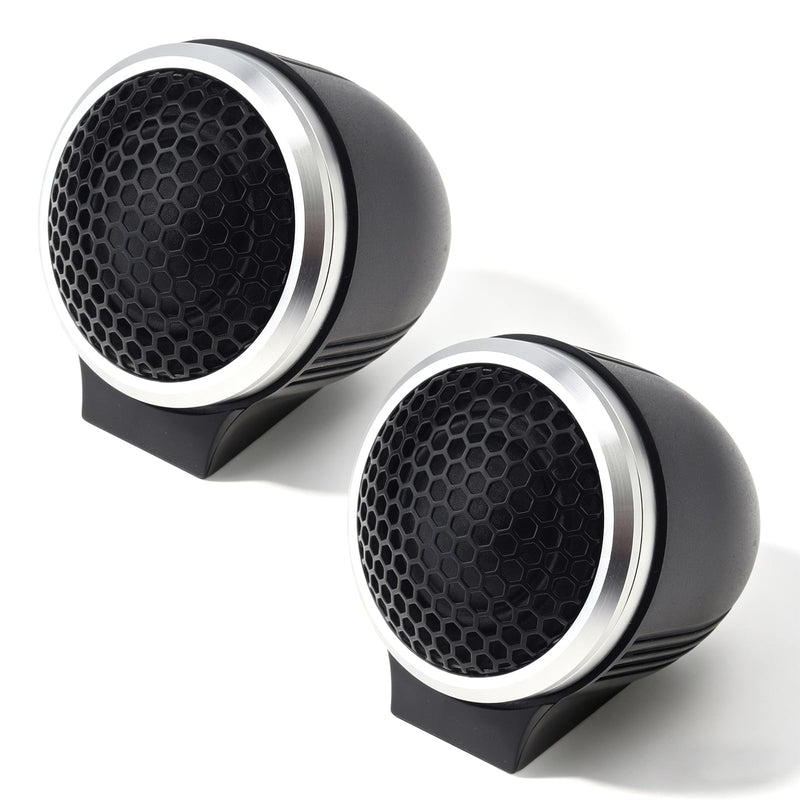 Silk Dome Tweeters, 2pcs 240W Maximum Power 2 in Aluminum Alloy Neodymium Silk Dome Car Tweeters for Car