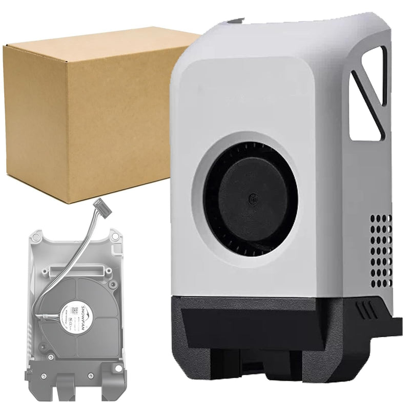 Original Bamboo P1 Front Housing Assembly,P1P/P1S Front Cover Fan 5015 Fan,Bambu Toolhead Housing/Front Cover for Part Cooling & Hot End Heat Dissipation,Plug&Play for Bambu Lab P1P/P1S