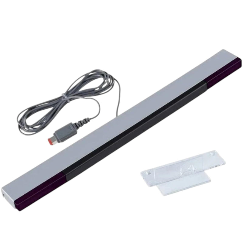 PEGLY Wii Sensor Bar Compatible with Nintendo Wii & Wii U – Wired Infrared IR Motion Sensor Replacement for Wii Remote Controller