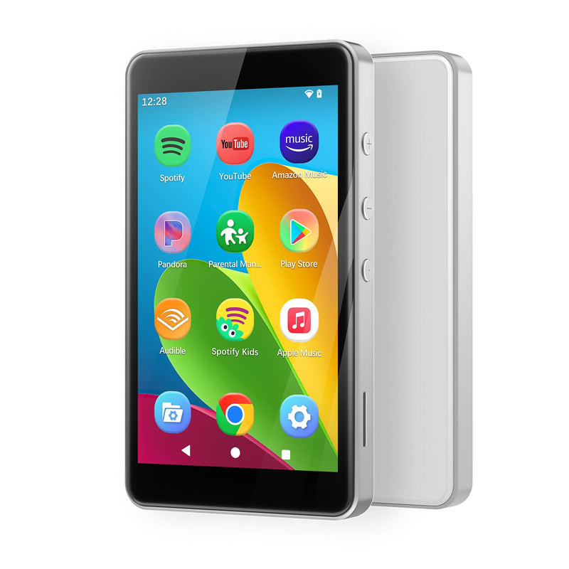 MP3 Player with Spotify for Kids, Play Store | Android 14, Parental Controls, Night Mode, Audible, Amazon Music, Libby, Earphones Included, Up to 1TB