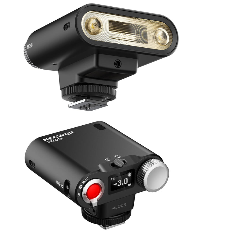 NEEWER Z160U-S Camera Flash Speedlite Compatible with Sony, Compatible with Godox, 18Ws GN14 6000K TTL 1/8000 HSS On Camera Flash Light with USB C 1100mAh Battery 1.4s Recycle 1100 Full Power Flashes