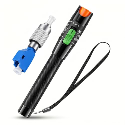 Visual Fault Locator VFL Pen Kit with FC to LC Adapter | Wavelength: 650nm Green