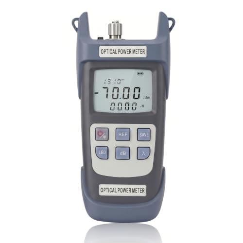 FTTH Fiber Optical Power Meter 70 dBm~+10 dBm | 500 Data Storage OPM Tool