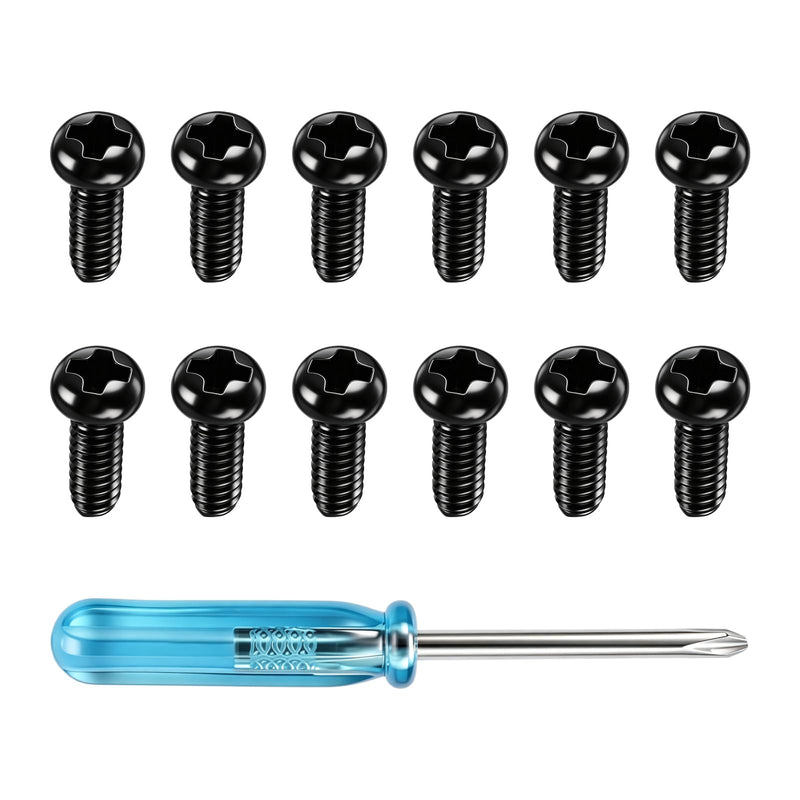 12PCS M2×5mm Stainless Steel Car Key Fob Screws,Key Fob Repair Kit OEM#35116-SDA-A11 Compatible with Honda Accord Odyssey Insight Fit,Keys Shell Screws Kit with Screwdriver