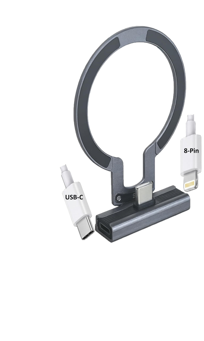 Lightning to USB-C Charge Sync Adapter, High Universality Converter C C Compatible with Android