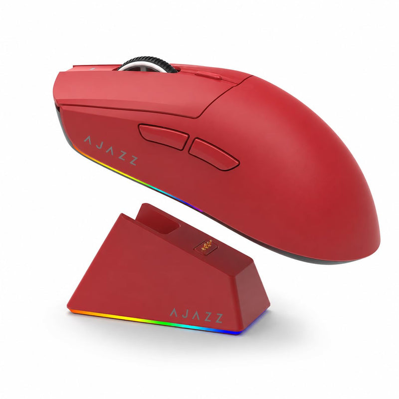 AJAZZ AJ139 V2 MC Tri-Mode Wireless Gaming Mouse, 24K DPI, Red AJ139 V2 MC Red