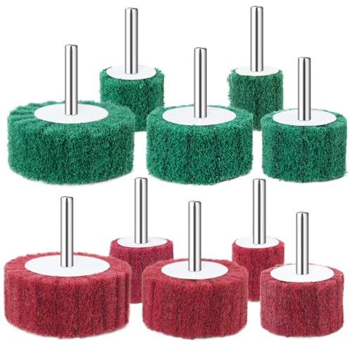 10 PCS Scouring Pads Abrasive Buffing Polishing Wheel Drill Polishing kit