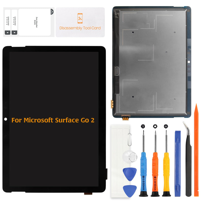 for Microsoft Surface Go 2 / Go 3 / Go 4 Screen Replacement 10.5" Black LCD Touch Display Assembly 1920x1280 Models 1901 1902 1926 1927 2067
