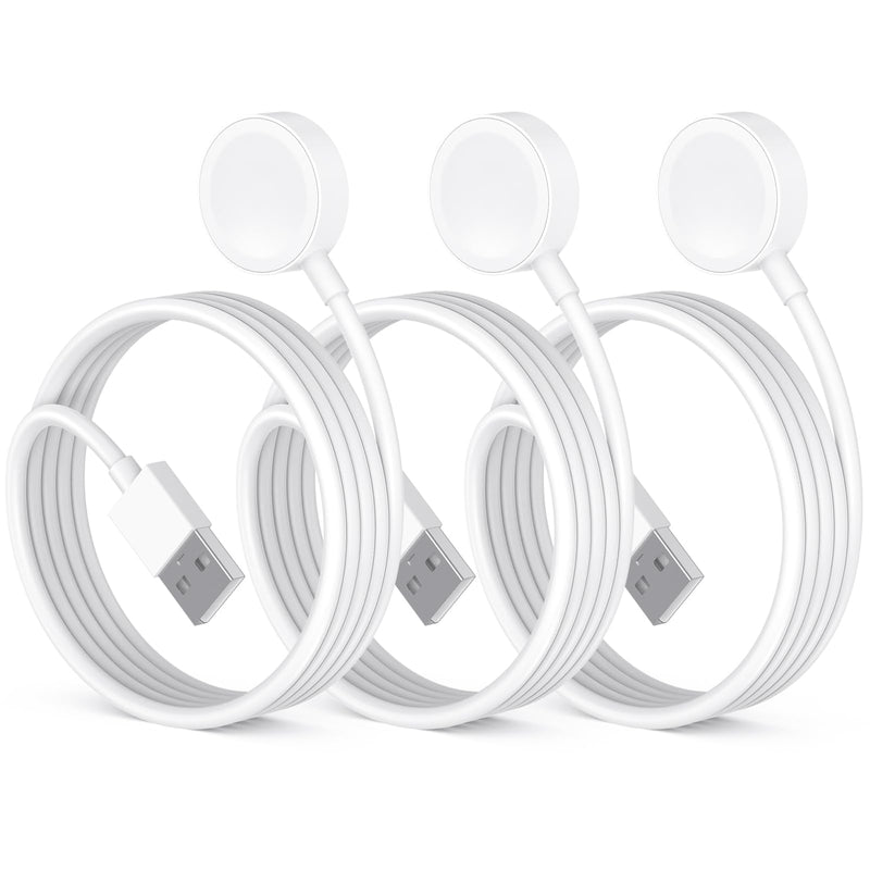 3𝐏𝐚𝐜𝐤 𝐔𝐩𝐠𝐫𝐚𝐝𝐞𝐝 for Apple Watch Charger,esbeecables 3.3FT Portable USB Magnetic Wireless Fast iWatch Charger Cable Compatible with iWatch Ultra/Series 11/10/9/8/7/6/SE/SE2/5/4/3/2/1