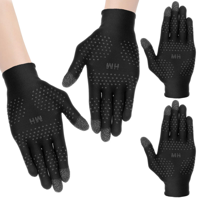 2 Pairs Touch Screen Gaming Gloves Full-Finger Touchscreen Gloves | Anti Slip Sweat, Ultra-Thin Breathable, Mobile Finger Sleeve with Dispensing for Sweaty Hands High-Ranking Players Streamer