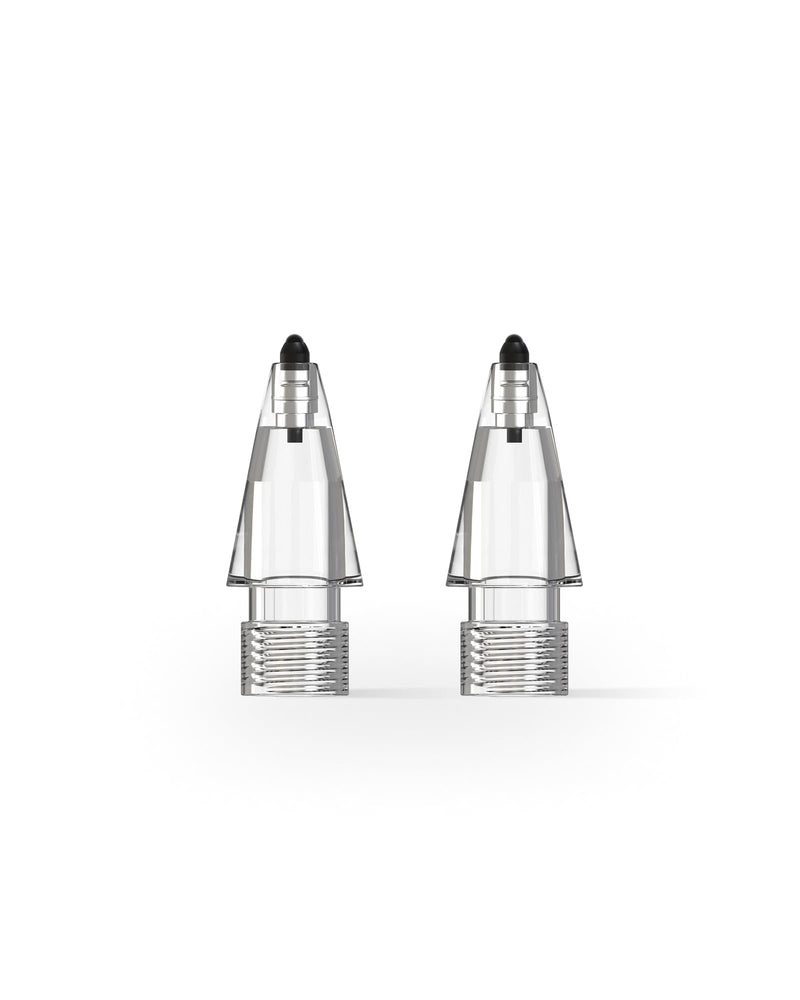 Metapen Air-Flex Tips Softer Tips 2 Pack for Apple Pencil, Quieter iPad Pencil Pro Nibs for Apple Pen 1st/2nd Gen/USB C, No Screen Damage, iPencil Tips for Smooth, Precise Writing on iPad Pro/Air/Mini
