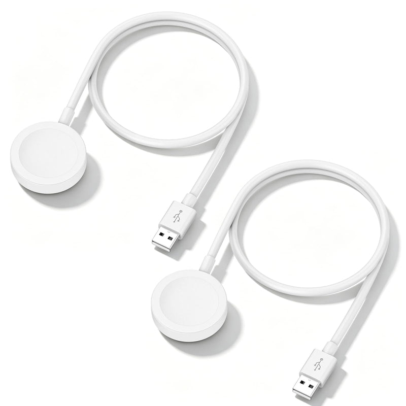 Watch Charger for Apple Watch Charger, 2Pack USB A Short Magnetic Fast Charging Cable Portable Wireless Charging iWatch Charge Cord Compatible with iWatch Series Ultra/SE/11/10/9/8/7/6/5/4/-[1FT/0.3M]